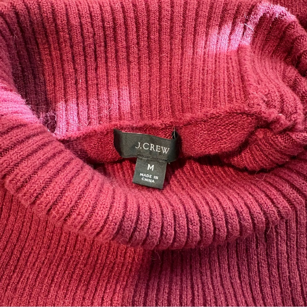 J. Crew Alpaca + Merino Wool Blend Turtleneck Sweater - Picture 3 of 8